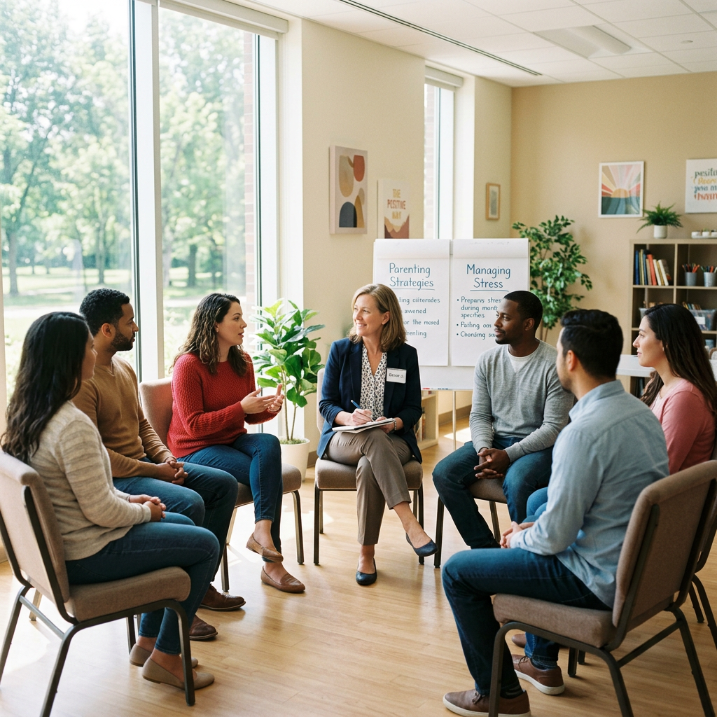 Workshops and seminars for groups of parents